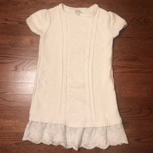 White knit tunic